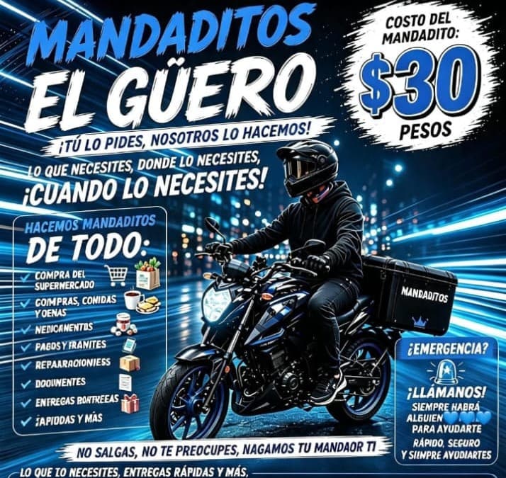 Logo de Mandaditos El Güero